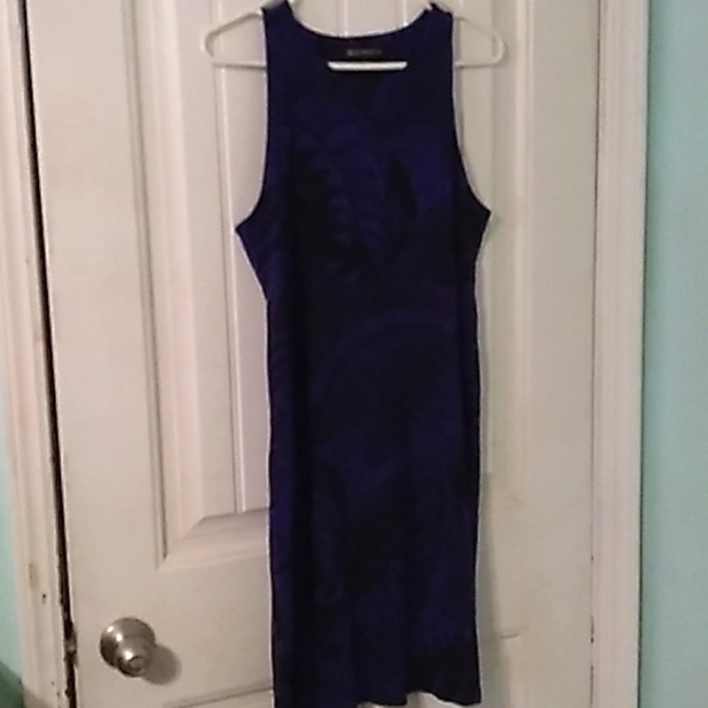 Athleta dress Size L Purple & Black